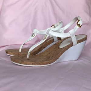 BRAND NEW NEVER WORN! Ralph Lauren sandal wedges